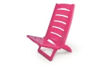 Folding chair Adriatic, magenta color, carrying capacity up to 100 kg-1