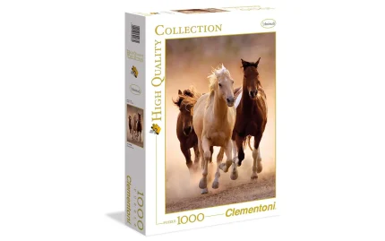 Horses- Clementoni puzzle, 1000 pieces