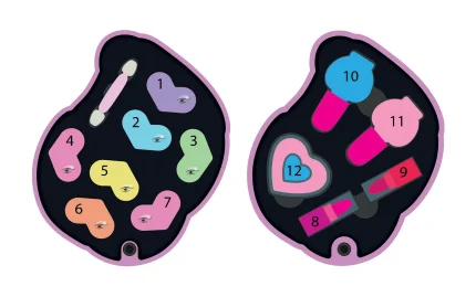 Make-up Mersmaid, Crazy Chic-Clementoni-1