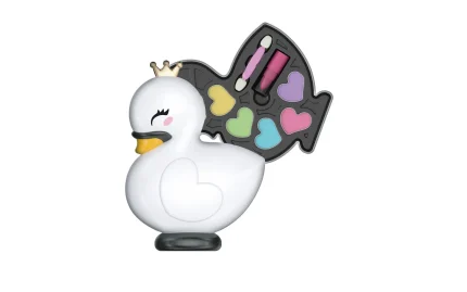 Small makeup set in the shape of a swan, Crazy Chic, Clementoni