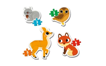 My First Baby Puzzle - Forest Animals, Clementoni