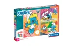 The Smurfs puzzle, 3 x 48 pieces, Clementoni-4