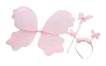 Carnival toys butterfly wings + antennae + stick