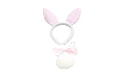 Carnival toys hoop rabbit + tail + butterfly