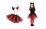 Carnival set of devil girl in black/red color-4