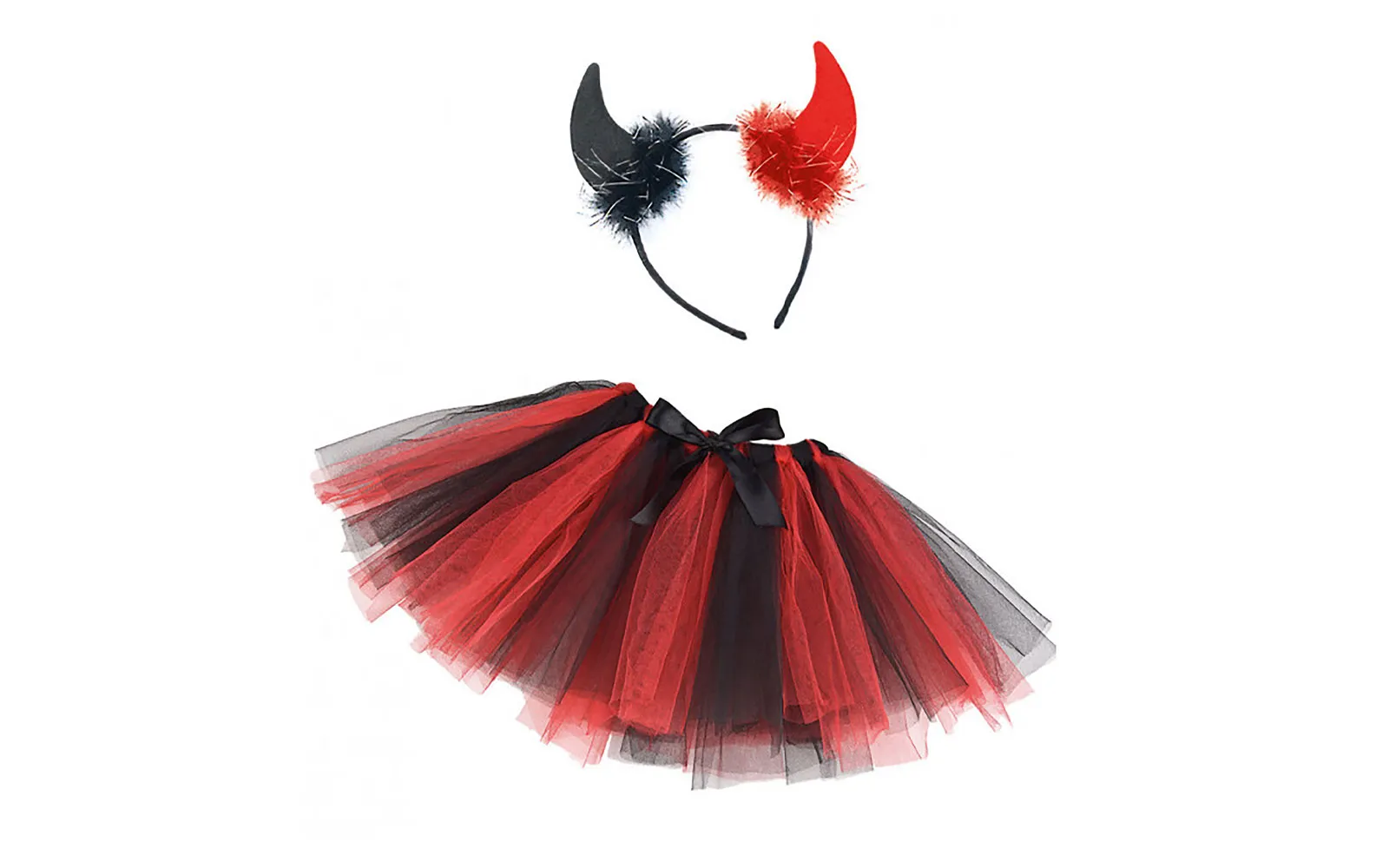 Carnival set of devil girl in black/red color Carnival set of devil girl in black/red color