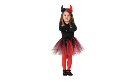 Carnival set of devil girl in black/red color-1
