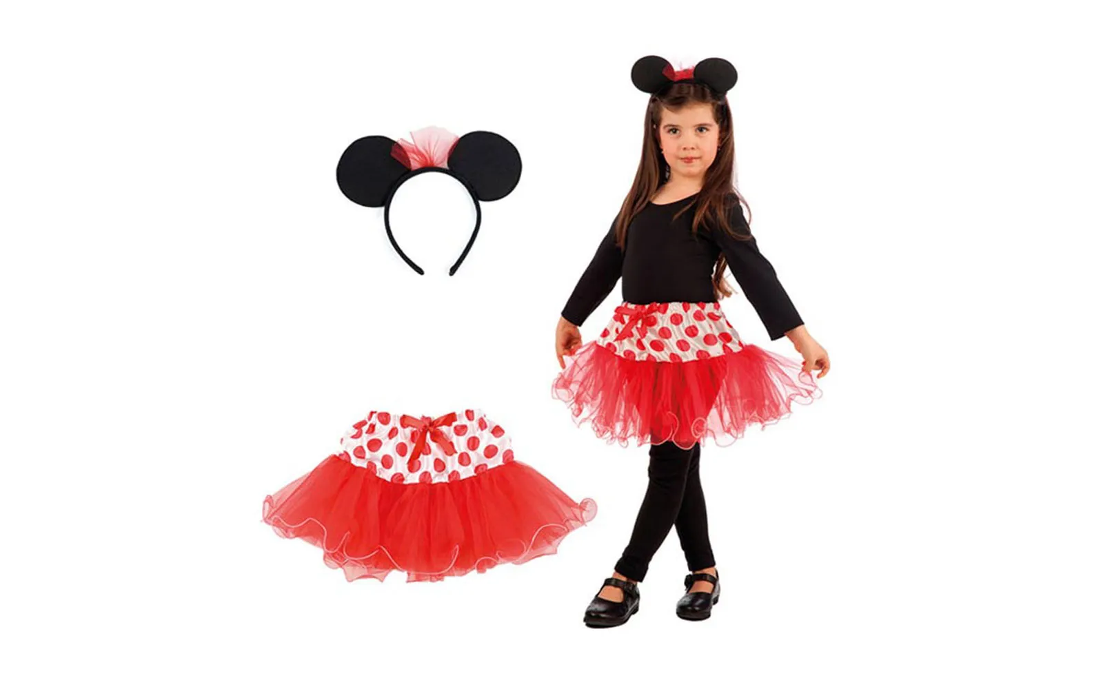 Carnival set mouse in red color Carnival set mouse in red color