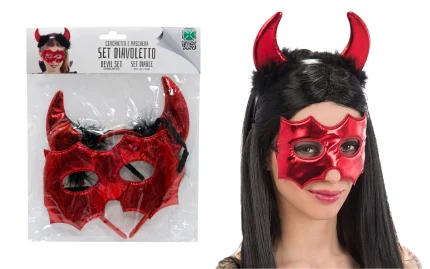 Carnival toys devil mask + hoop-1