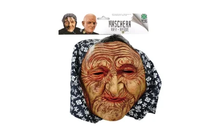 Carnival mask of an old woman