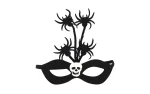 Carnival toys spider mask-2