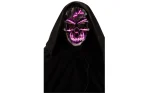 Grey skull mask with glowing effects, Carnival Toys