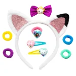 Hair set with 8 pieces and cat ears, Gabby's dollhouse