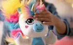 Stuffed animal Furry Tails - Lily Unicorn, with sound-4