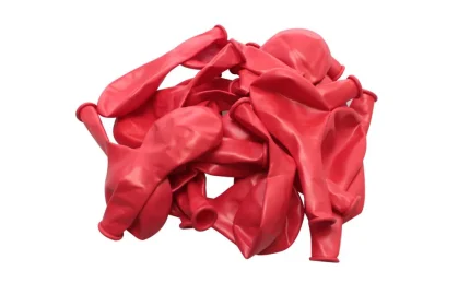 Red balloons, 24 pieces, Unikatoy-1