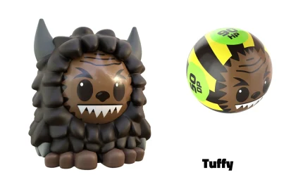 Freak Marbles, 6 pieces, green