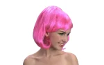 Carnival wig bob three different colors-2