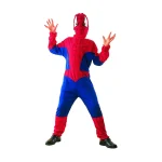 Red color hero costume