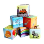 Baby cubes - Unikatoy, 6 pieces