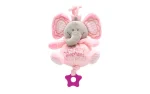Baby plush elephant pull toy, 18 cm, Unikatoy-1