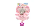 Baby plush elephant pull toy, 18 cm, Unikatoy-3