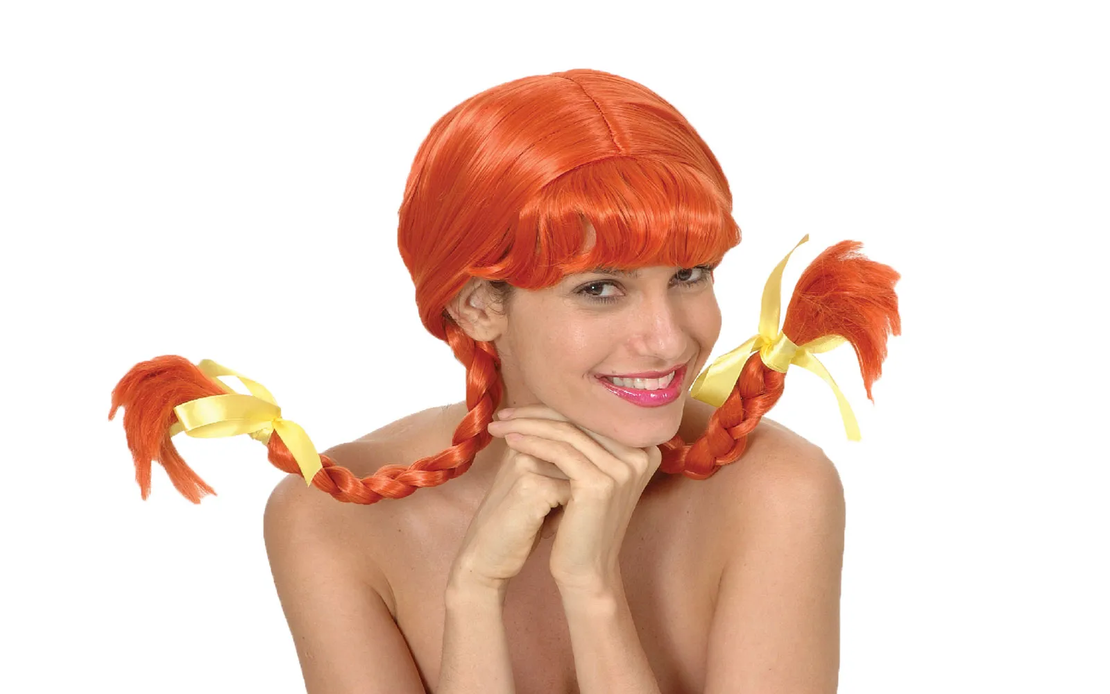 Orange braid wig Orange braid wig