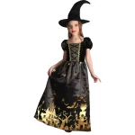 Children's witch carnival costume