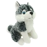 Sitting husky, 26 cm