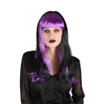 Wig - violet and black