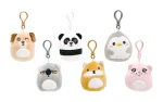 Plush animal-shaped keychain, 9 cm-6