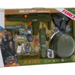 Military set with helmet