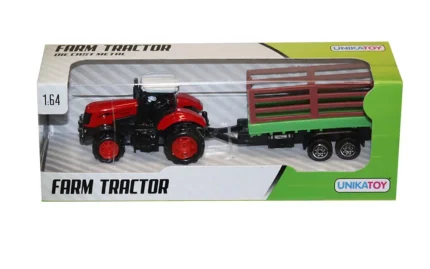 Tractor with trailer, 1:64, Unikatoy-1