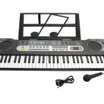 Keyboard with microphone, 61 keys