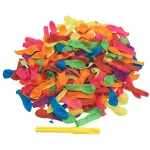 Water balloons + bowl with pump, 250 pieces, Unikatoy