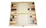 Wooden chess 3in1 34x34 cm, Unikatoy-2