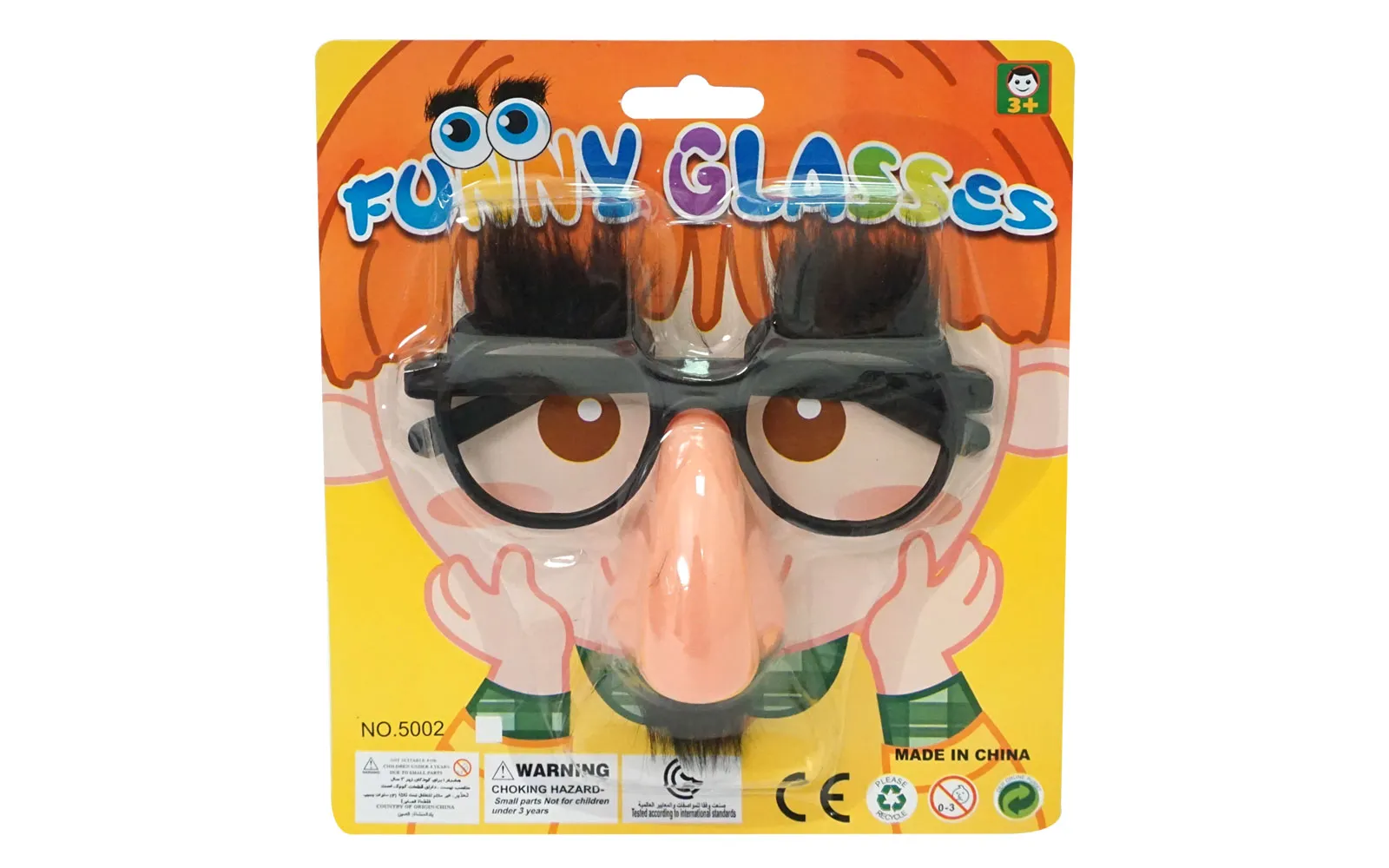 Glasses with a nose, mustache and eyebrows Glasses with a nose, mustache and eyebrows