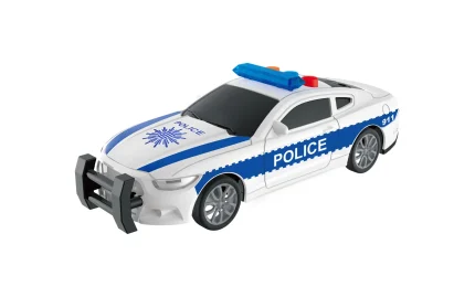 Police car with sound and lights, 17 cm, Unikatoy-1