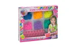 Loom colored bracelets with stands, set-1