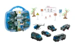Set of police cars in a suitcase-3