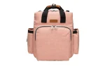 Fashion Diaper Bag - Backpack with USB port, pink-2